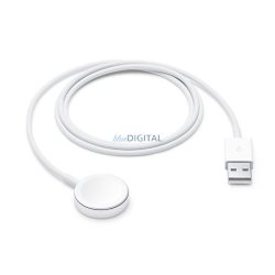   Încărcător desktop APPLE USB (încărcător rapid, fără fir, 100 cm, încărcător Apple Watch, succesor MKLG2ZM/A) ALB