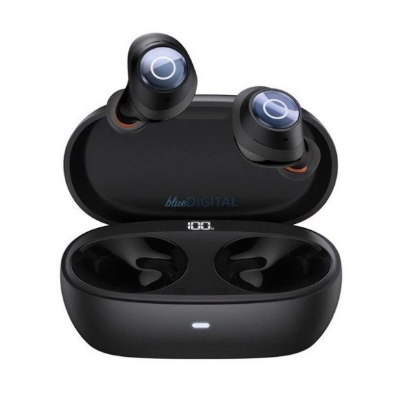 BASEUS BOWIE MA20 PRO cască bluetooth Stereo (v5.3, TWS, anulare activă a zgomotului, microfon, IPX6 + încărcător) NEGRU