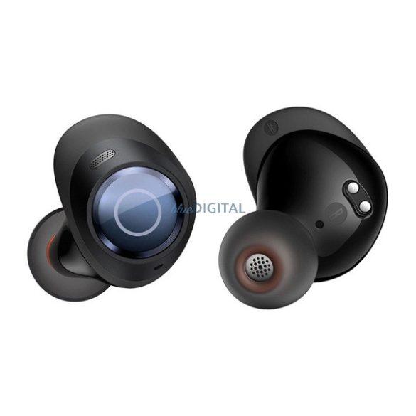 BASEUS BOWIE MA20 PRO cască bluetooth Stereo (v5.3, TWS, anulare activă a zgomotului, microfon, IPX6 + încărcător) NEGRU