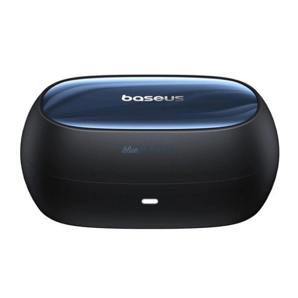 BASEUS BOWIE MA20 PRO cască bluetooth Stereo (v5.3, TWS, anulare activă a zgomotului, microfon, IPX6 + încărcător) NEGRU