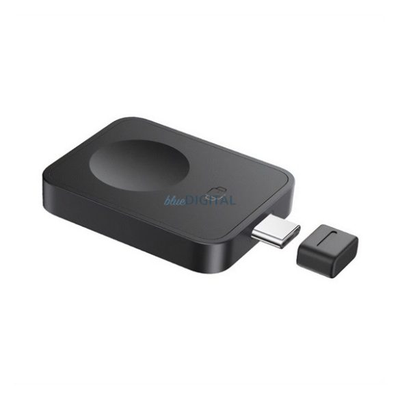 Încărcător de birou BASEUS MAGPRO Type-C (2,5W, încărcător rapid PD, wireless, încărcător Apple Watch) NEGRU