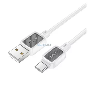 HOCO X108 cablu de date (USB - Tip-C, 3A, încărcător rapid, 100cm) ALB