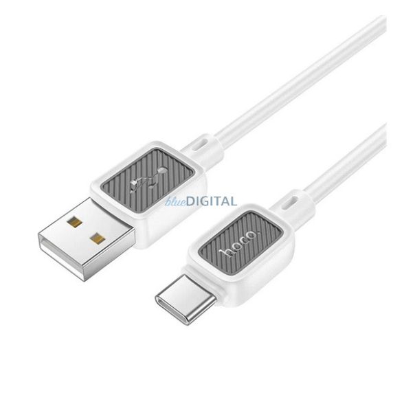 HOCO X108 cablu de date (USB - Tip-C, 3A, încărcător rapid, 100cm) ALB