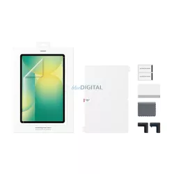   SAMSUNG ecran protector film (anti-orbire, ștergeți + cadru) pentru Samsung Galaxy Tab S10 FE Plus WIFI (SM-X626), Galaxy Tab S10 FE Plus LTE (SM-X620)