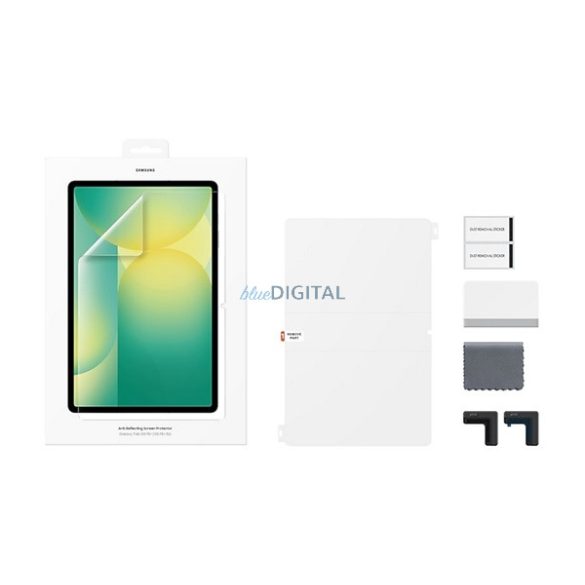 SAMSUNG ecran protector film (anti-orbire, ștergeți + cadru) pentru Samsung Galaxy Tab S10 FE Plus WIFI (SM-X626), Galaxy Tab S10 FE Plus LTE (SM-X620)