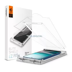   SPIGEN ELITESHIELD EZ FIT HD ecran protector de sticlă (flexibil, ultra-subțire + cadru de sprijin) pentru Samsung Galaxy S25 (SM-S931)