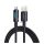 Cablu de date BASEUS (USB - Type-C, 2.4A, 100W, încărcător rapid PD, 100cm, șiret, anti-rupere, indicator LED) NEGRU Cablu de date BASEUS (USB - Type-C, 2.4A, 100W, încărcător rapid PD, 100cm, șiret, anti-rupere, indicator LED) NEGRU