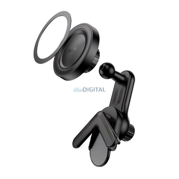 Suport auto HOCO H57 (suport de afișaj, magnetic, 360°, dimensiune 4.5-7") NEGRU