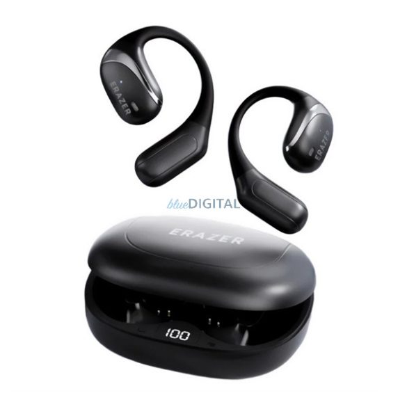 LENOVO ERAZER X9 căști bluetooth Stereo (v5.4, TWS, in-ear, anulare zgomot, microfon, IPX4 + încărcător) NEGRU