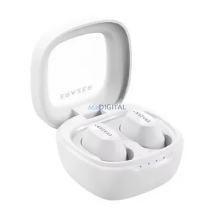 LENOVO ERAZER XT62 PRO căști bluetooth Stereo (v5.4, TWS, anulare zgomot, microfon + încărcător) ALB
