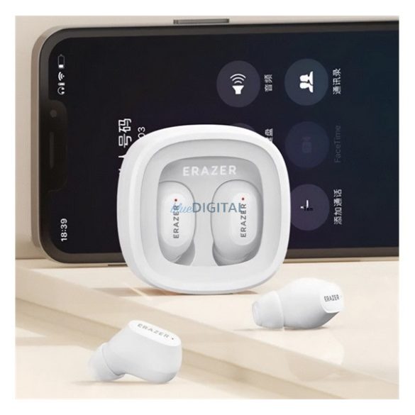 LENOVO ERAZER XT62 PRO căști bluetooth Stereo (v5.4, TWS, anulare zgomot, microfon + încărcător) ALB