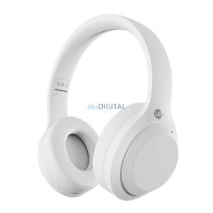 LENOVO LECOO ES207 căști bluetooth Stereo (v5.2, microfon, pliabile, conector jack 3,5 mm) ALB