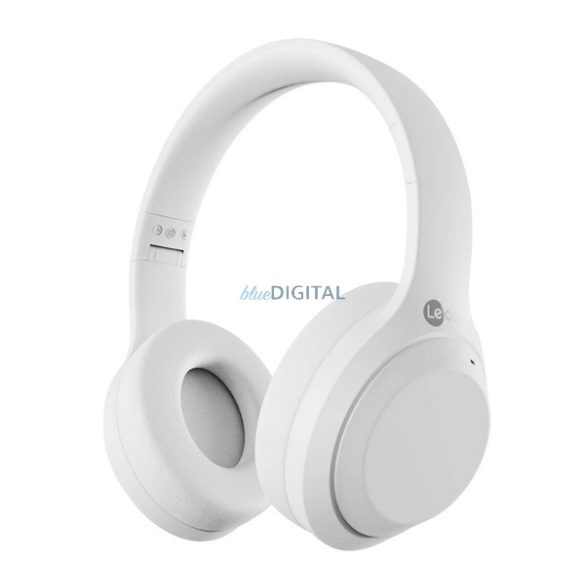 LENOVO LECOO ES207 căști bluetooth Stereo (v5.2, microfon, pliabile, conector jack 3,5 mm) ALB