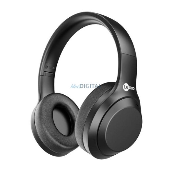 LENOVO LECOO ES207 căști bluetooth Stereo (v5.2, microfon, pliabile, conector jack de 3,5 mm) NEGRU