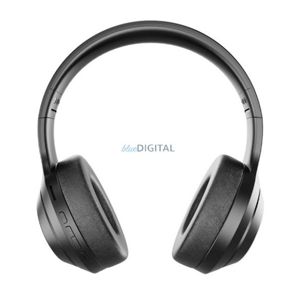 LENOVO LECOO ES207 căști bluetooth Stereo (v5.2, microfon, pliabile, conector jack de 3,5 mm) NEGRU