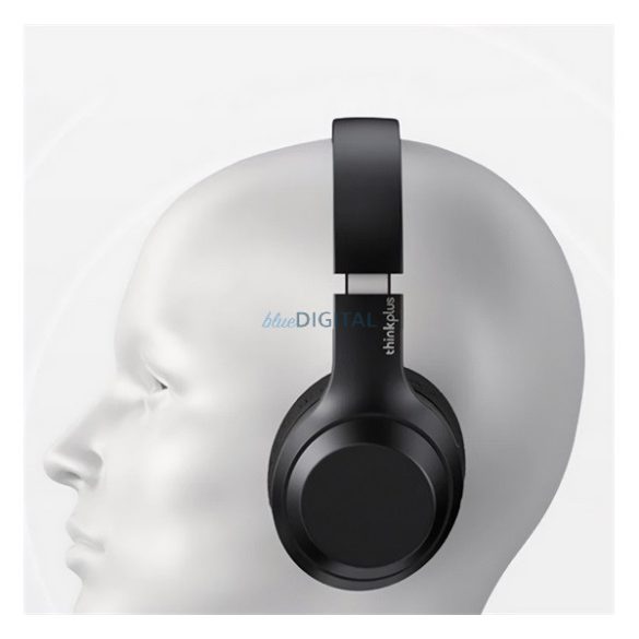 LENOVO THINKPLUS TH10 căști bluetooth Stereo (v5.0, microfon, anulare zgomot, pliabile, conector jack de 3,5 mm) NEGRU