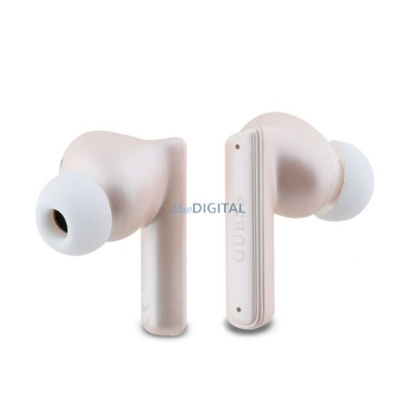 Căști bluetooth GUESS CAPSULE STAR (v5.3, TWS, microfon, anulare activă a zgomotului, IPX6 + încărcător)