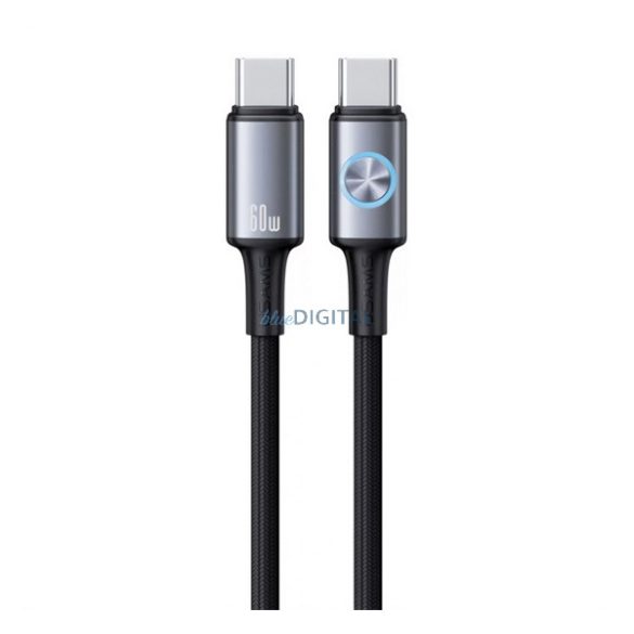 Cablu de date USAMS HUAN (Tip-C - Tip-C, 60W, încărcător rapid PD, 120cm)