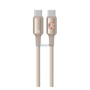  USAMS HUAN cablu de date (Tip-C - Tip-C, 60W, încărcător rapid PD, 120cm) ITALIAN GREY