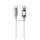 USAMS TC cablu de date (Tip-C - Tip-C, 100W, încărcător rapid, 100cm) ALB USAMS TC cablu de date (Tip-C - Tip-C, 100W, încărcător rapid, 100cm) ALB