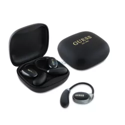   GUESS SATIN CLASSIC LOGO căști bluetooth STAREO (v5.4, TWS, in-ear, microfon + încărcător) NEGRU