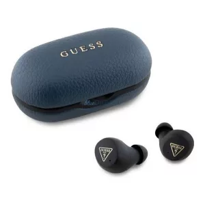 GUESS PU GRAINED căști bluetooth STAREO (v5.3, TWS, microfon, anulare zgomot, IPX5 + încărcător)