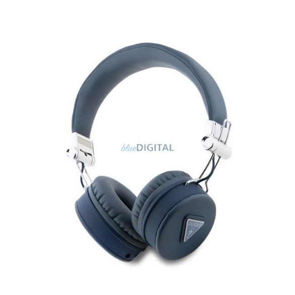 GUESS PU GRAINED TRAINGLE LOGO căști bluetooth STAR (v5.3, microfon, anulare zgomot, cititor card microSD)