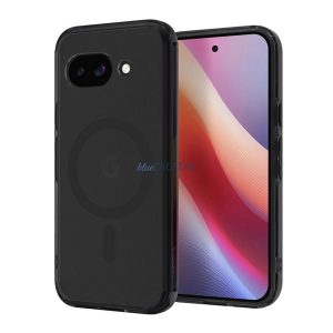 SPIGEN ULTRA HYBRID MAG plastic telefon protector (rezistent la șocuri, cadru pernă de aer, MagSafe) Negru Google Pixel 9a