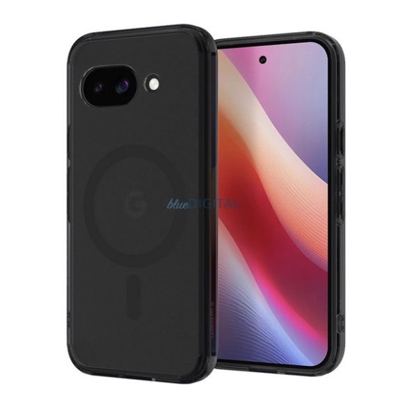 SPIGEN ULTRA HYBRID MAG plastic telefon protector (rezistent la șocuri, cadru pernă de aer, MagSafe) Negru Google Pixel 9a