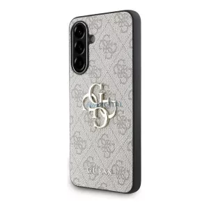 HUSĂ! - GUESS PU 4G METAL LOGO CASE plastic protector de telefon (rezistent la șocuri, spate cu efect de piele) ROSS CULOUR Samsung Galaxy A36 5G (SM-A366)