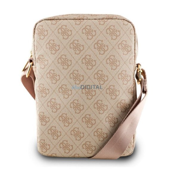 GUESS PU 4G TRIANGLE LOGO geantă de mână în picioare (universal, 8", efect de piele, curea de umăr)