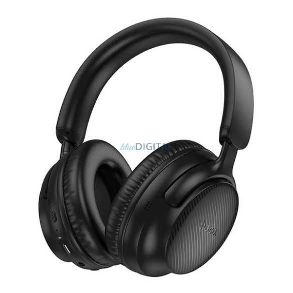 HOCO W53 cască bluetooth Stereo (v5.0, pliabilă, mufă jack de 3,5 mm) NEGRU