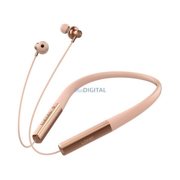 LDNIO N01 căști bluetooth STAREO (v5.3, bandă pentru gât, microfon, SPORT) RĂdăcini de aur