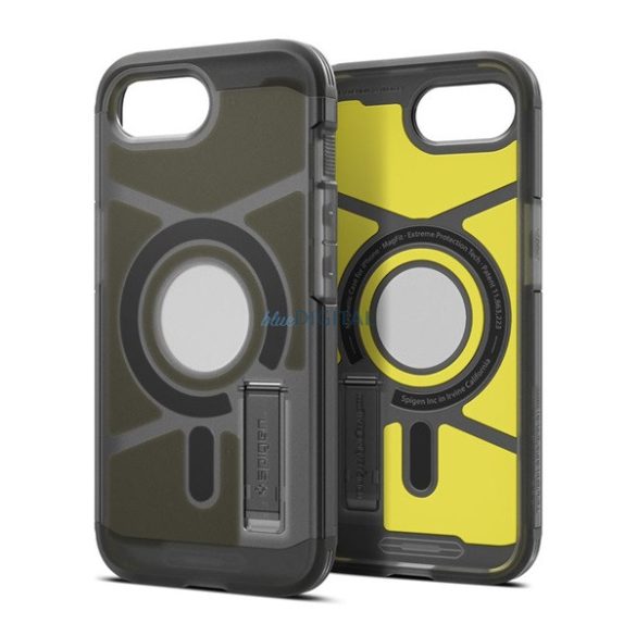SPIGEN TOUGH ARMOR MAG plastic protector de telefon (rezistent la impact, mat, MagSafe) Negru Apple iPhone 16e