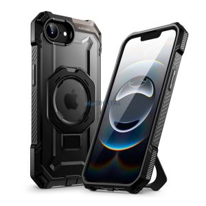 SUPCASE UNICORN BEETLE GRIP MAG apărător din plastic protector de telefon (rezistent la șocuri, amortizor de șocuri, Magsafe) Negru Apple iPhone 16e