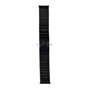 DEVIA ELEGANT LINK Strap (dimensiune personalizată, mare, metal, reglabil) BLACK Apple Watch 42/44/45/49mm