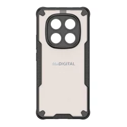   HUSĂ! - Defender Silicone Phone Protector (rezistent la șocuri, călcâi cu bule, spate acrilic, protector de cameră) BLACK Xiaomi Redmi Note 14 Pro Plus 5G