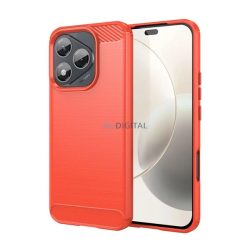   HUSĂ! - Protector de telefon din silicon (rezistent la impact, bubble heel, periat, model carbon) PIROS Honor 400 Lite