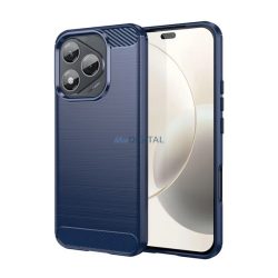   HUSĂ! - Silicon protector de telefon (rezistență la impact, bubble heel, periat, model de carbon) CUTTING BLOCK Honor 400 Lite