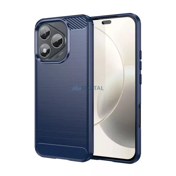 HUSĂ! - Silicon protector de telefon (rezistență la impact, bubble heel, periat, model de carbon) CUTTING BLOCK Honor 400 Lite