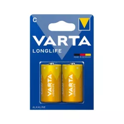   Baterie VARTA LONGLIFE cu durată lungă de viață (C/baby, LR14, 1.5V, alcalină) 2 buc/pachet