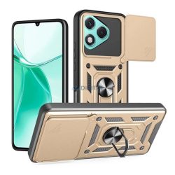   HUSĂ! - Protector de telefon din silicon Defender (rezistent la șocuri, inel de reținere, protector pentru cameră) GOLD Honor 400 Lite