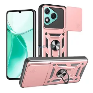 HUSĂ! - Protector de telefon din silicon Defender (rezistent la șocuri, inel de reținere, protector pentru cameră) GOLDEN RO ROOZE Honor 400 Lite