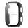 Cadru din plastic (BUMPER, rezistență la șocuri + sticlă de protecție a ecranului) BLACK Amazfit Bip 6