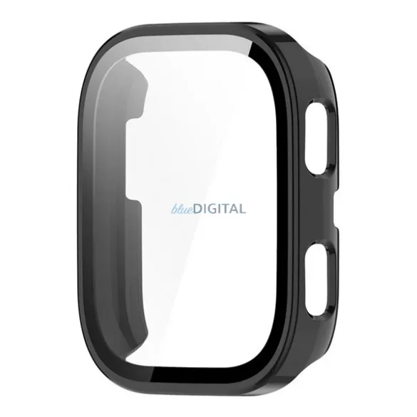 Cadru din plastic (BUMPER, rezistență la șocuri + sticlă de protecție a ecranului) BLACK Amazfit Bip 6
