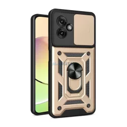   HUSĂ! - Protector de telefon din silicon Defender (rezistent la șocuri, inel de reținere, protector pentru cameră) GOLDEN Motorola Moto G55 5G (XT2435)