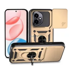   HUSĂ! - Protector de telefon din silicon Defender (rezistent la șocuri, inel de reținere, protector pentru cameră) GOLD Honor 400