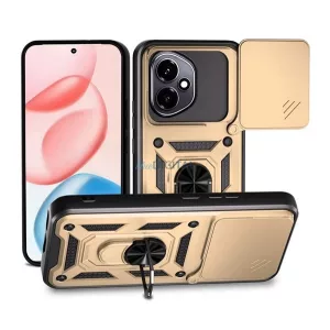 HUSĂ! - Protector de telefon din silicon Defender (rezistent la șocuri, inel de reținere, protector pentru cameră) GOLD Honor 400