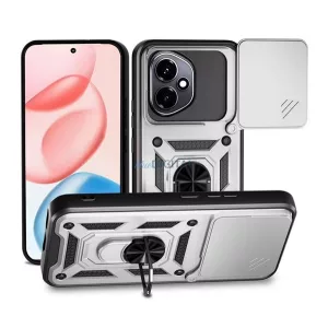 HUSĂ! - Protector de telefon din silicon Defender (rezistent la șocuri, inel de reținere, protector pentru cameră) EZÜST Honor 400