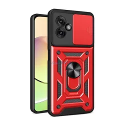   HUSĂ! - Protector de telefon din silicon Defender (rezistent la șocuri, inel de reținere, protector pentru cameră) PIROS Motorola Moto G55 5G (XT2435)